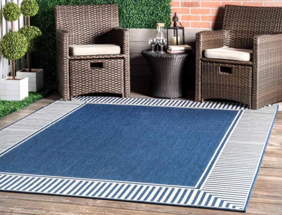 Outdoor-Area-Blue-Rug