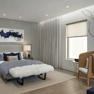 Automated-curtains-for-bedroom