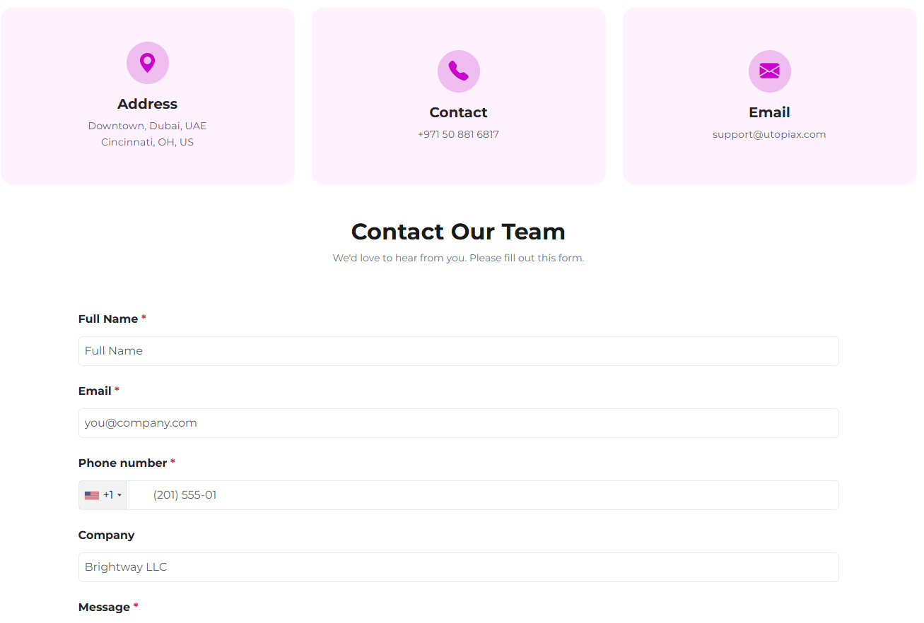 contact